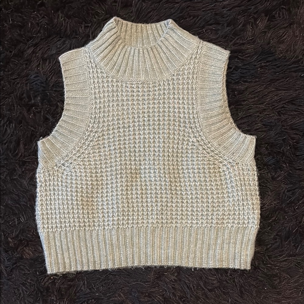 Jessica Simpson Pastel Green Knit Sweater Vest
